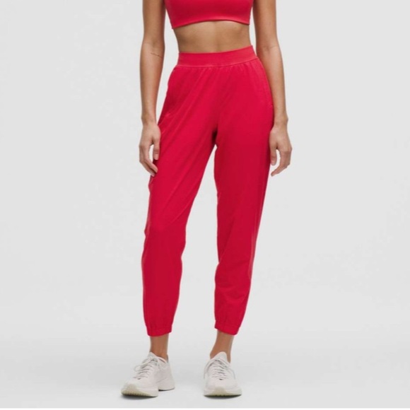 Lululemon Athletica Adapted State Red High-Rise Track Joggers - Picture 1 of 5